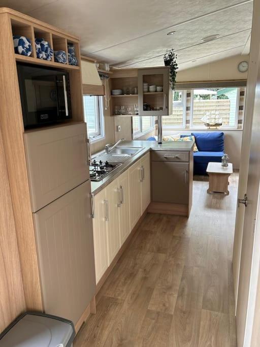 Chalet De Bult White 2 Persons Bagian luar foto