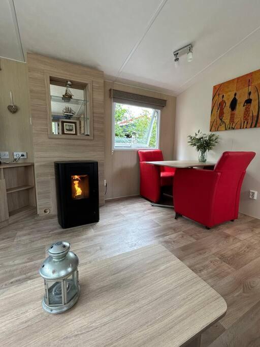 Chalet De Bult White 2 Persons Bagian luar foto